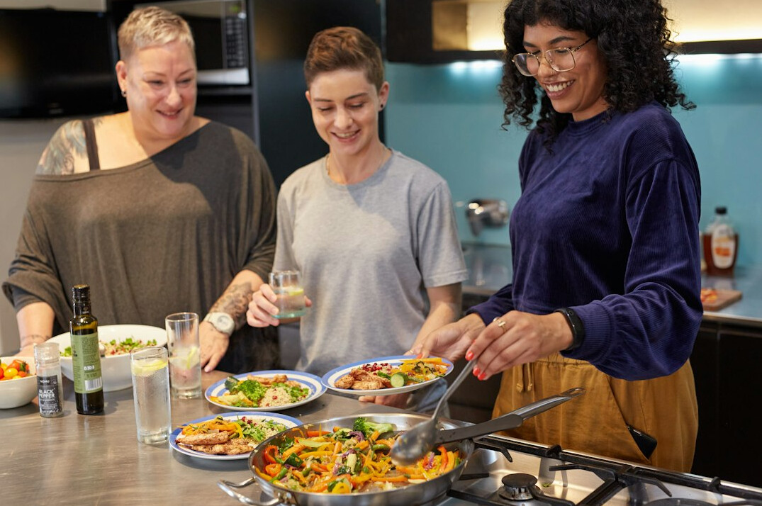 healthy meal preparation